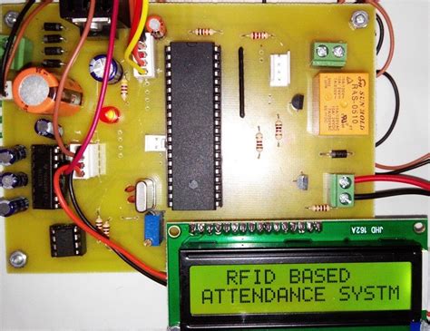 rfid attendance system background|rfid based attendance system using 8051.